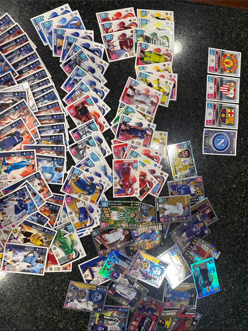 World Cup TOPPS match attack UEFA Soccer Trading Card Lot Collectible Cards